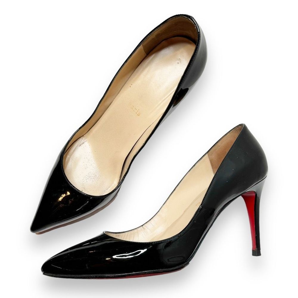 Christian Louboutin Black Patent Leather So Kate Pointed Toe Pumps Women’s Sz 42